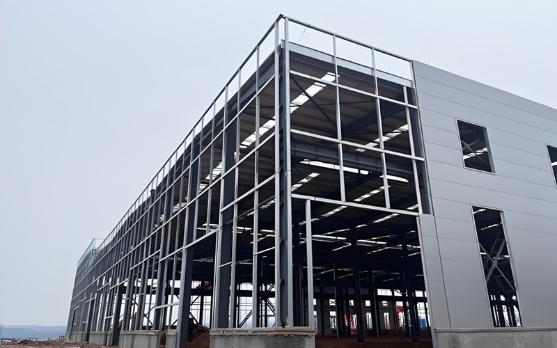 Modern Prefab High Rise Building with Portal Steel Structure