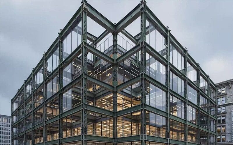 High-Rise Frame Steel Structure Design, Fabrication & Processing